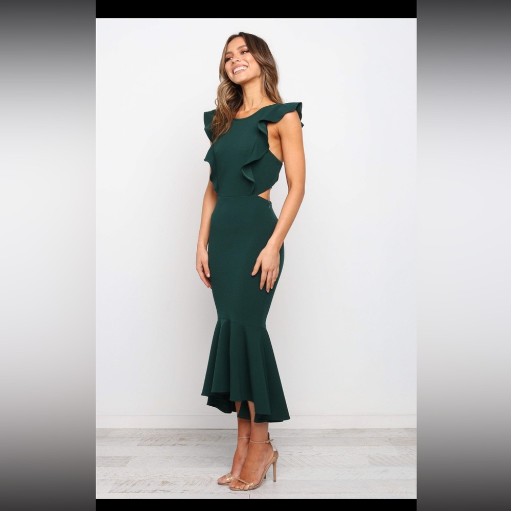Avani dress - color: emerald